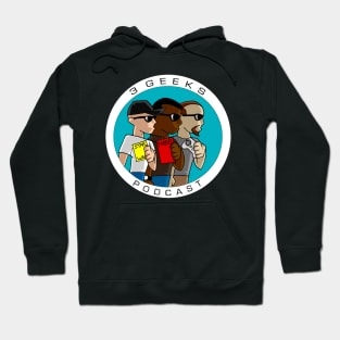 3 geeks Logo Hoodie